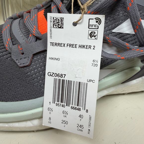 NWT TERREX FREE HIKER 2.0 GORE-TEX HIKING SHOES-Men’s size 8- Pristine condition - Picture 2 of 9